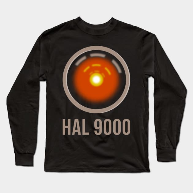 Hal 9000 Long Sleeve T-Shirt by karlangas